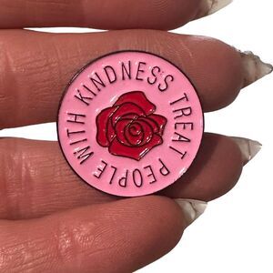 Treat People With Kindness Enamel Pin